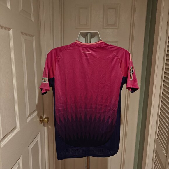 Germany Team Euros 2024/25 Away Pink Jersey adidas Men's Sizes M and L Soccer - Picture 11 of 16